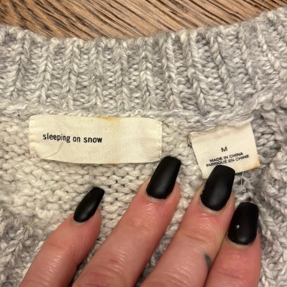 Sleeping On Snow Marie Cable Knit Sweater - Picture 4 of 9